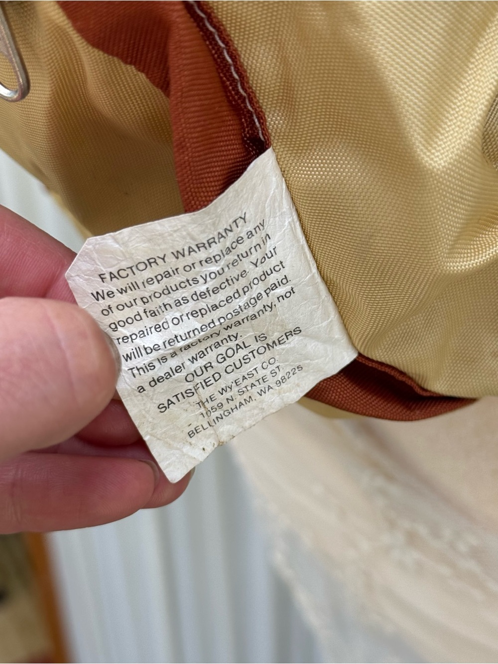 Two-Tone Rust & Tan Mini Backpack - Picture 4 of 12